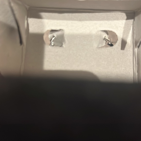 Kay Jewelers Silver Hoop Earrings - Picture 3 of 5